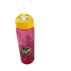 Wonder Woman skinny water bottle pink